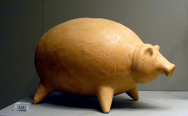猪poliochni五。黄相，公元前大约2500至2300年国家考古博物馆，雅典.JPG