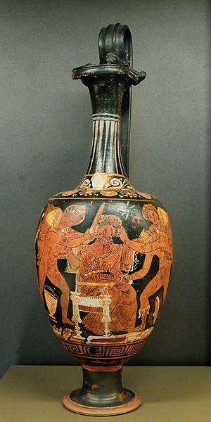 300px-Oinochoe_murder_Aegisthus_Louvre_K320[1]奥雷斯特斯及Pylades Aegisthus的谋.jpg