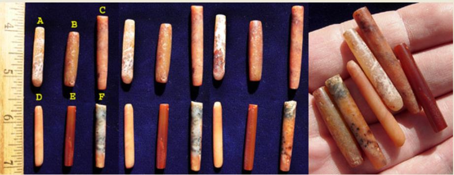 撒哈拉沙漠中部各种玛瑙的材料-新石器时代.jpg