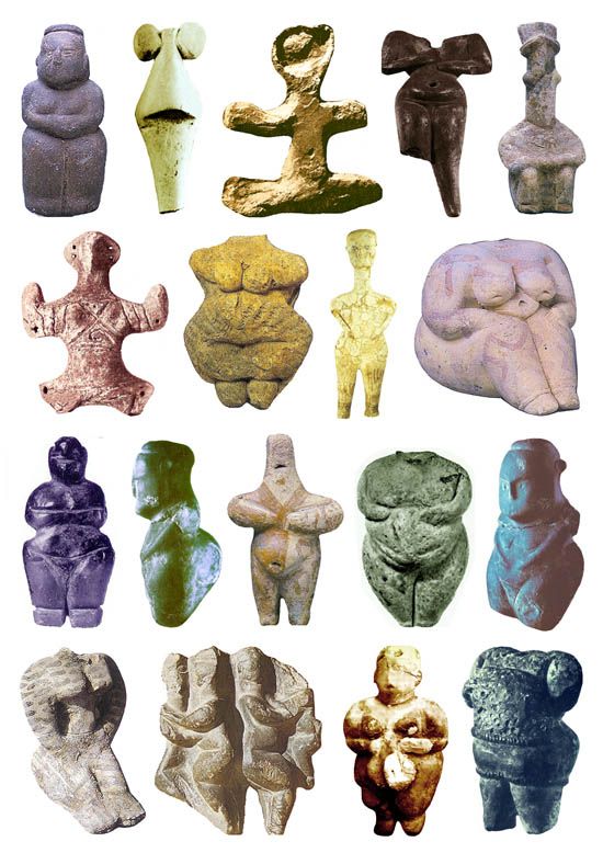 Chalcolithic Goddesses, Early bronzeage.铜石女神，.jpg