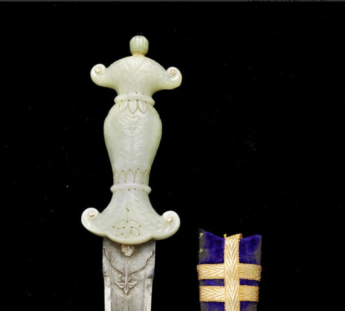 莫卧儿玉hilted匕首印度，17世纪2.JPG