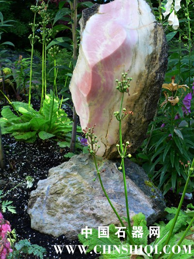 other stone sculpture pink marble Linda's 1.JPG