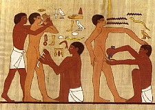 公元前2350年至二○○○年，第六王朝成人包皮环切术，从Ankhmahor，萨卡拉（Saqqarah.jpg