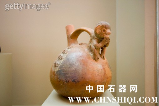 兽形Chimu陶瓷容器猴，网站潺潺，拉利伯塔德，秘鲁博物馆.jpg
