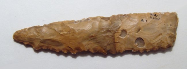 21878585_1_l一个埃及前王朝石材锯片锯齿，法尤姆，C。 4000 - 公元前3000年，在黄碧.jpg